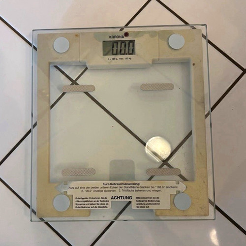 Korona digitalwaage aus glas - korona,