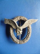 Gemeinsames Flugzeugführer-u. Beobachterabzeichen 2.WK, Original, entnazifiziert