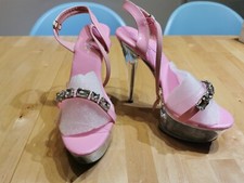 High Heels Transparente/Pink
