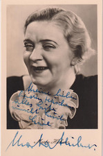 MARTA HÜBNER Original Autogramm signierte Postkarte 50er Jahre