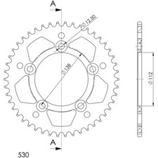 Alu-Kettenrad Supersprox