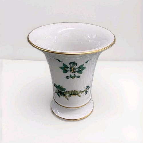 Meissen grüner drache - grüner, vase