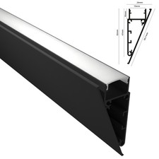 ALU Profil Wand Leiste |