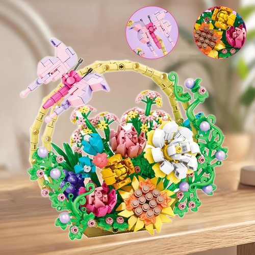 641pcs klemmbausteine blumen - klemmbausteine,