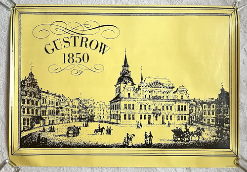 Vintage ddr plakat stadt - ddr,