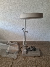 Robuste & alte Werkstatt Labor  Leuchte mit Lupe RARITÄT verstellbar Ersatzlampe