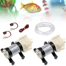 Ansaugpumpe DC 6V-12V Mini Membranpumpe Selbstansaugend mit Wasserleitungssatz