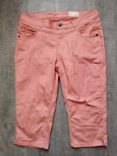 Neuwertige Takko Damen Capri-Hose Gr.40 in Apricot, Stretch