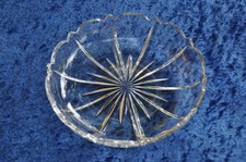alte Dessertschale  Kristall