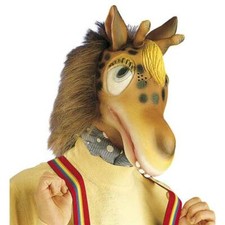 Latex giraffen maske - latex,