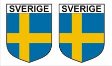 Schweden 2 x Wappen Aufkleber