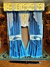 Gardinen 1/12 Puppenhaus