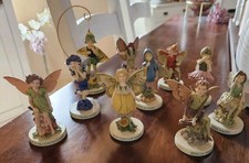 9 Flowerfairies Figuren ,Cicely Mary Barker.