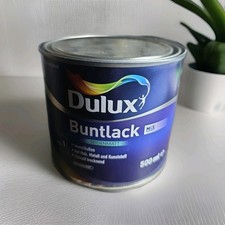 Buntlack weiß Dulux MiX SEIDENMATT 500ml NEU Basis 1 für ca.6,5 m² Wasserbasiert
