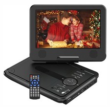 9,5" Tragbarer DVD Player mit 7,5" HD-Schwenkbaren Bildschirm Für Auto Zonenfrei