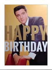 Postkarte 50er Elvis Presley