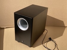 Canton AS60 CX Subwoofer Aktiv Schwarz 100Watt mit Füße Mase ca. 43x41x24cm AS5