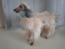 Mattel Barbie Hund Afghane mit Halsband beweglich original 70er Jahre TOP