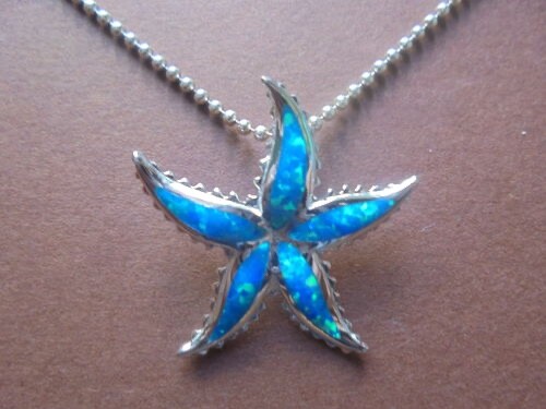 Opal seestern anhänger - 🌺opal,