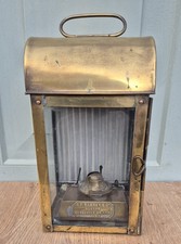 Schiff Messing Öllampe N.F