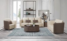 Design Ledersofa Couch Polster