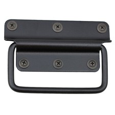 Kistengriff 108x54x2 Schwarz Klappgriffe Einlasskistengriffe Tragegriffe Griff