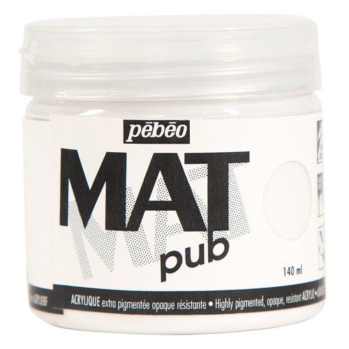 Pebeo mat pub acrylfarbe - pebeo, matt