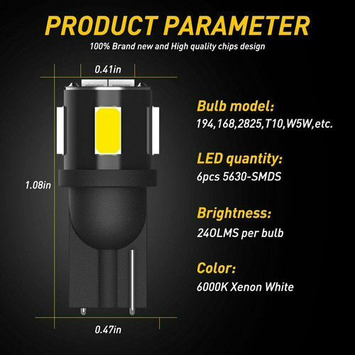 Canbus t10 5w - 5w, 4smd