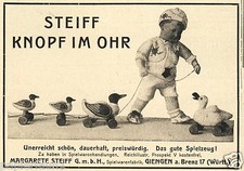 Steiff Enten Puppe Reklame von