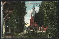 Jordanbad b. Biberach, Schwesternhaus mit Park, Ansichtskarte 