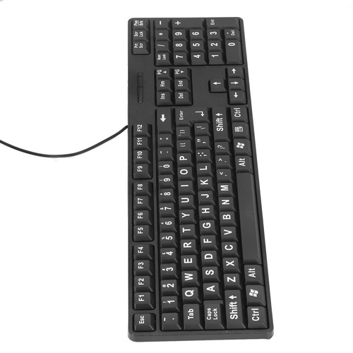 104 tasten großdrucktastatur - 104,