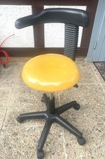 Rollhocker Arbeitsstuhl Zahnarzthocker Arztstuhl Mobiler Bürostuhl