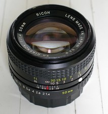 Ricoh XR RIKENON 1:1.4 50mm mit Pentax -K-Bajonett