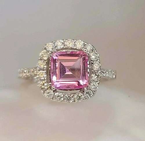 Cushion cut lab created - cushion,