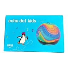 Echo Dot Kids – Neueste Generation, Alexa Lautsprecher, Regenbogenwirbel