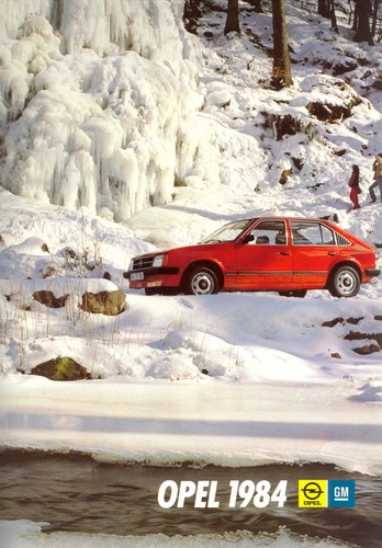Opel kalender 1984 - kalender,