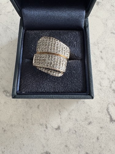Ring brillanten 375 - ring,