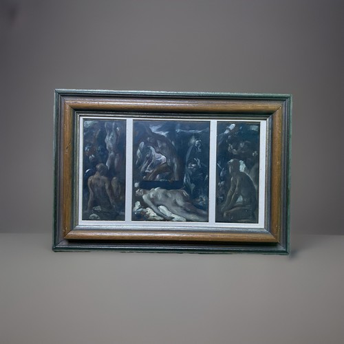 ölgemälde triptychon - Ölgemälde,