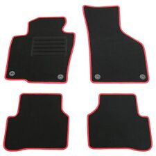 Fußmatten Set für VW Passat 3C B6 B7 Limo Variant CC Matten Autoteppiche Rot