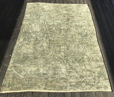 Webteppich Chenille 140 x 220 cm Moosgrün Heine Beidseitig Wendbar waschbar