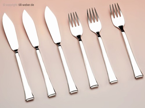Fischbesteck versilbert art - fischbesteck, "versilbert"