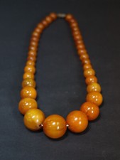 Bakelit-Kette Bernsteinfarbe