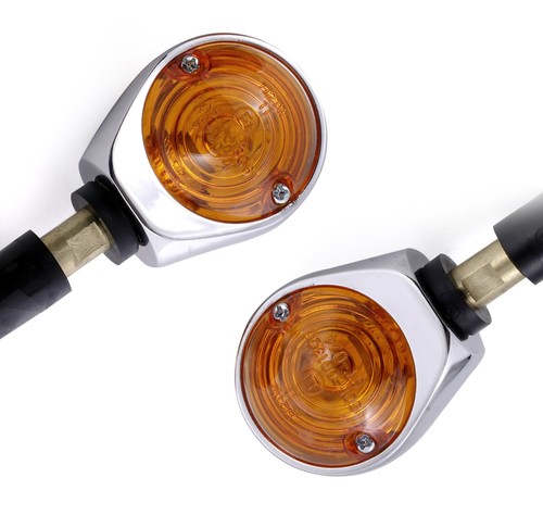 Lenkerenden blinker set chrom - lenkerenden,