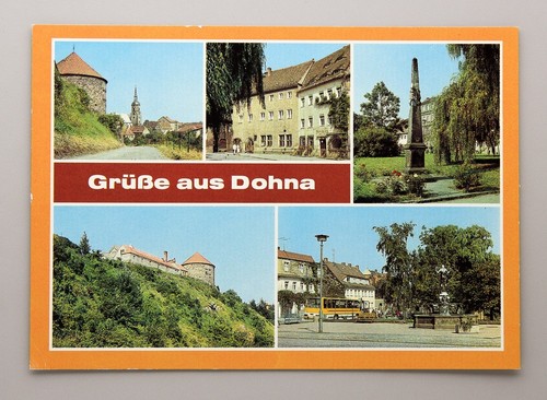 Mehrbild postkarte dohna - postkarte,