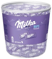Milka Naps Alpenmilch - Schokolade Täfelchen - 1000 Gramm