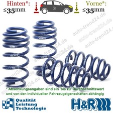 H&R Tieferlegungsfedern 35mm u.a.: Audi A4 8E2, Bj. 2000-2004