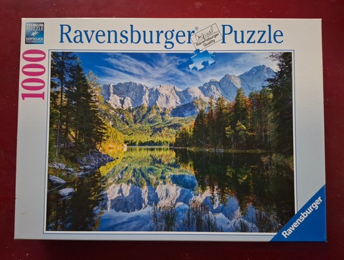 Puzzle eibsee mit wetterspitze - eibsee,