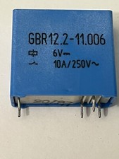 DDR  Relais GBR12.2-11.006   6V 10A/250V