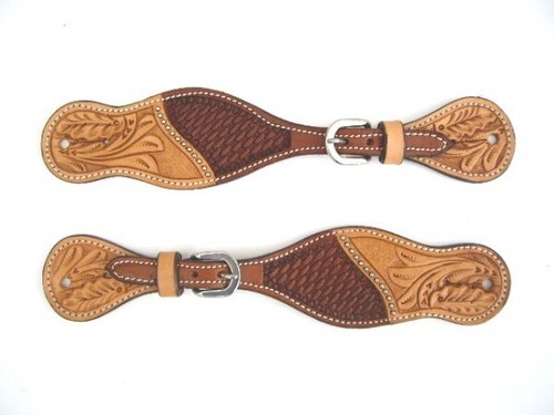 Westernsporenriemen two tone - westernsporenriemen,