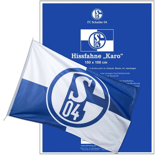 Hissfahne schalke karo - hissfahne, 04